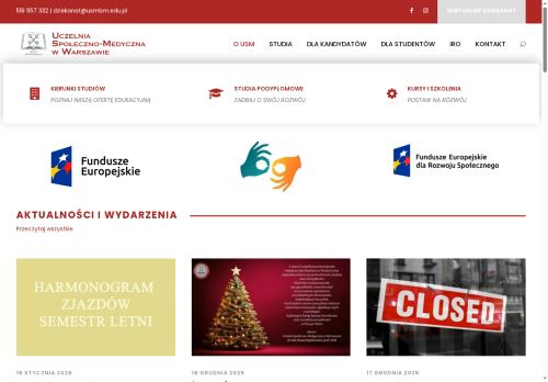 Uczelnia Społeczno-Medyczna w Warszawie